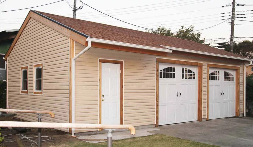 部屋付きガレージ