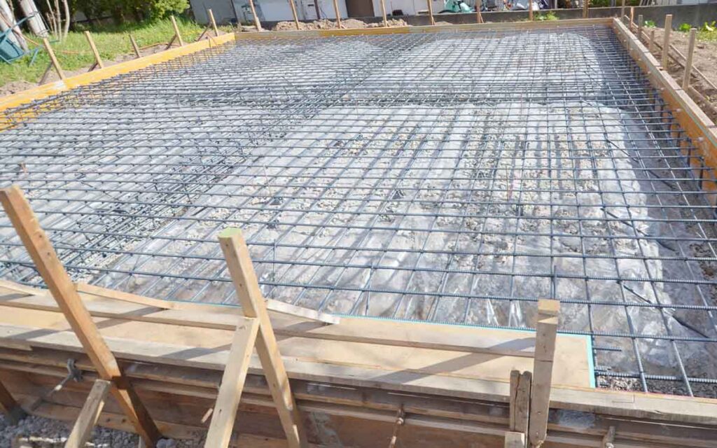 ガレージ,基礎,コンクリート