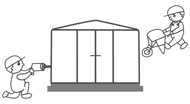 おしゃれな物置