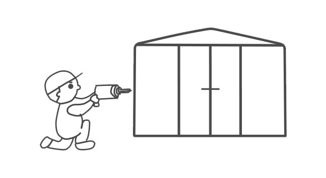 おしゃれな物置