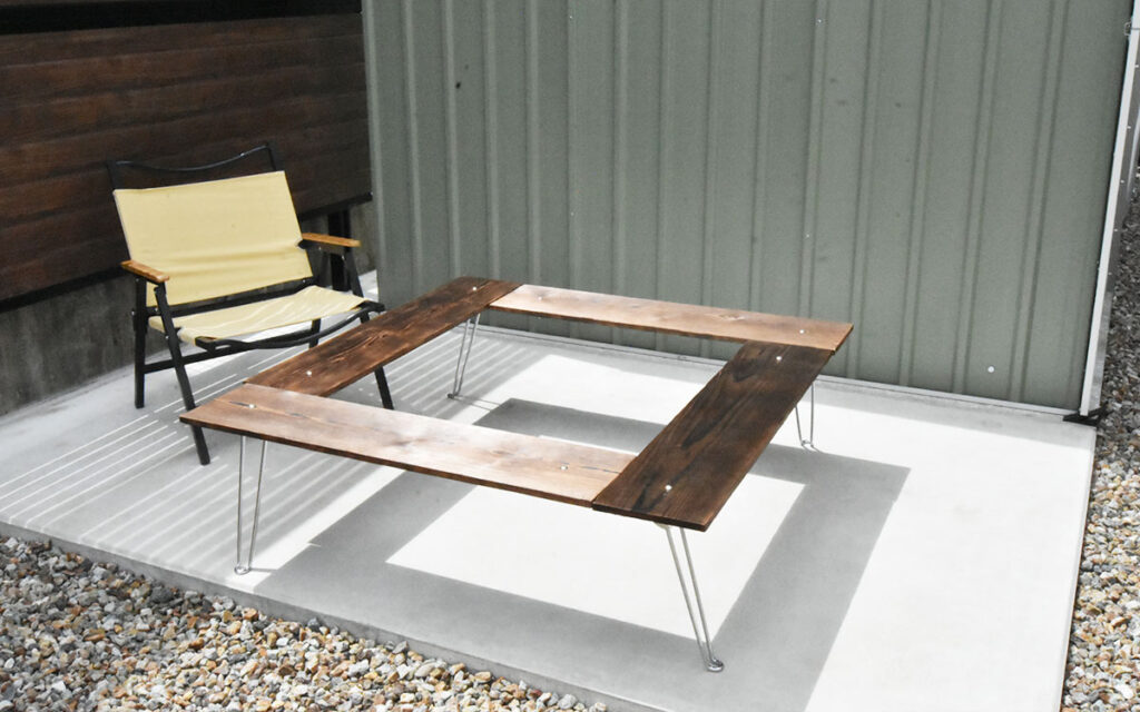 手作りの焚き火台