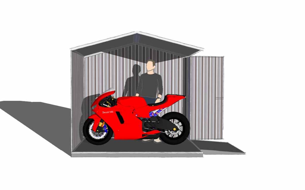 バイクガレージ