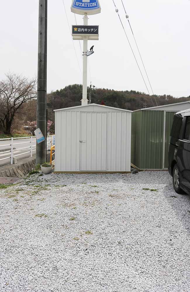 物置,おしゃれ,白,