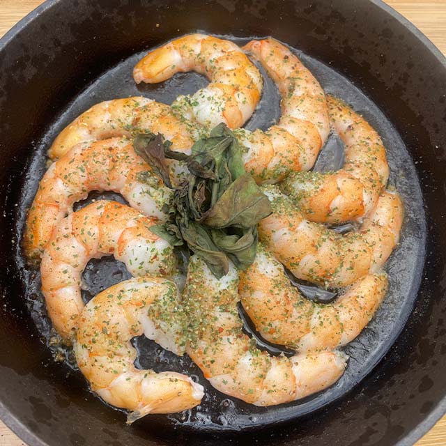 エビのグリル焼き