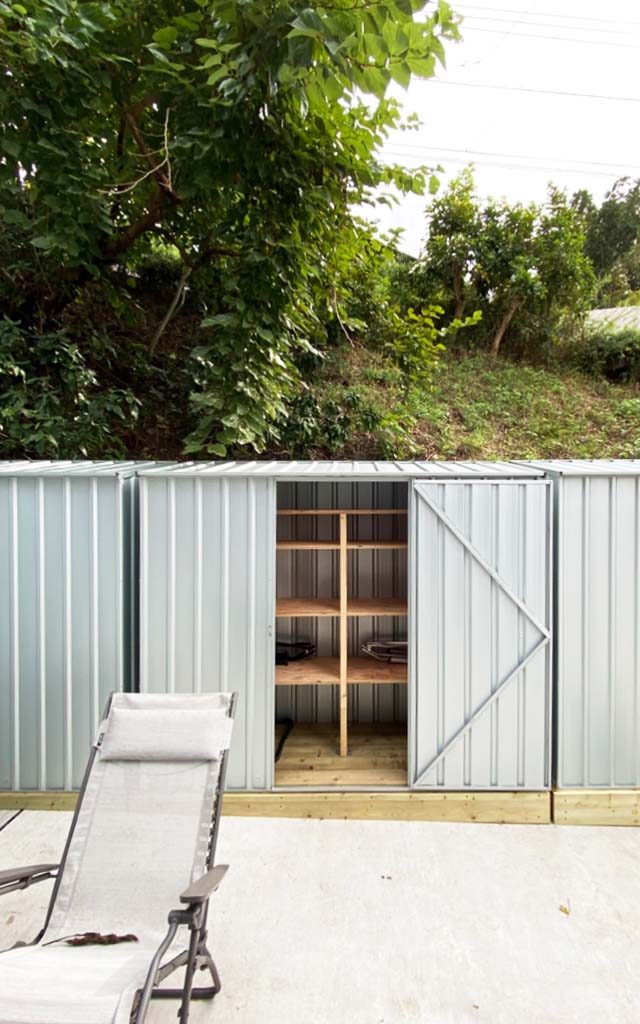 おしゃれな物置×サウナ