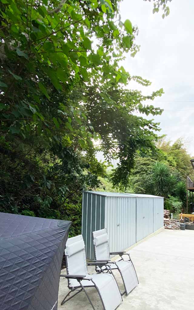 おしゃれな物置×サウナ