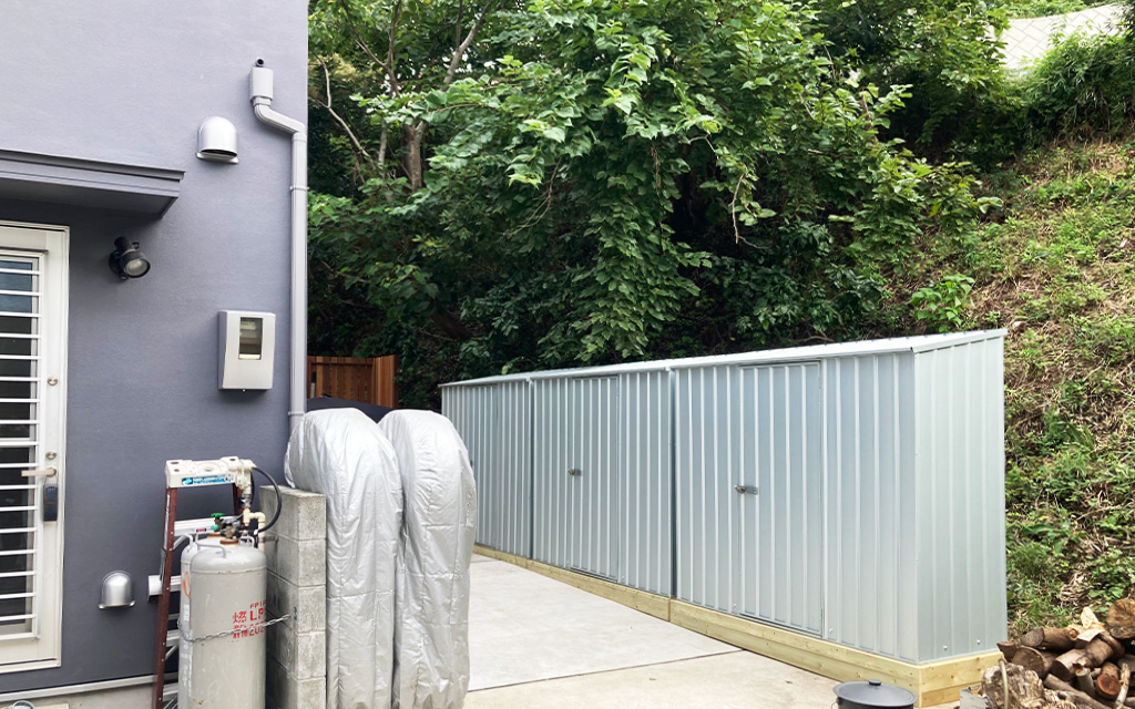 おしゃれな物置×サウナ