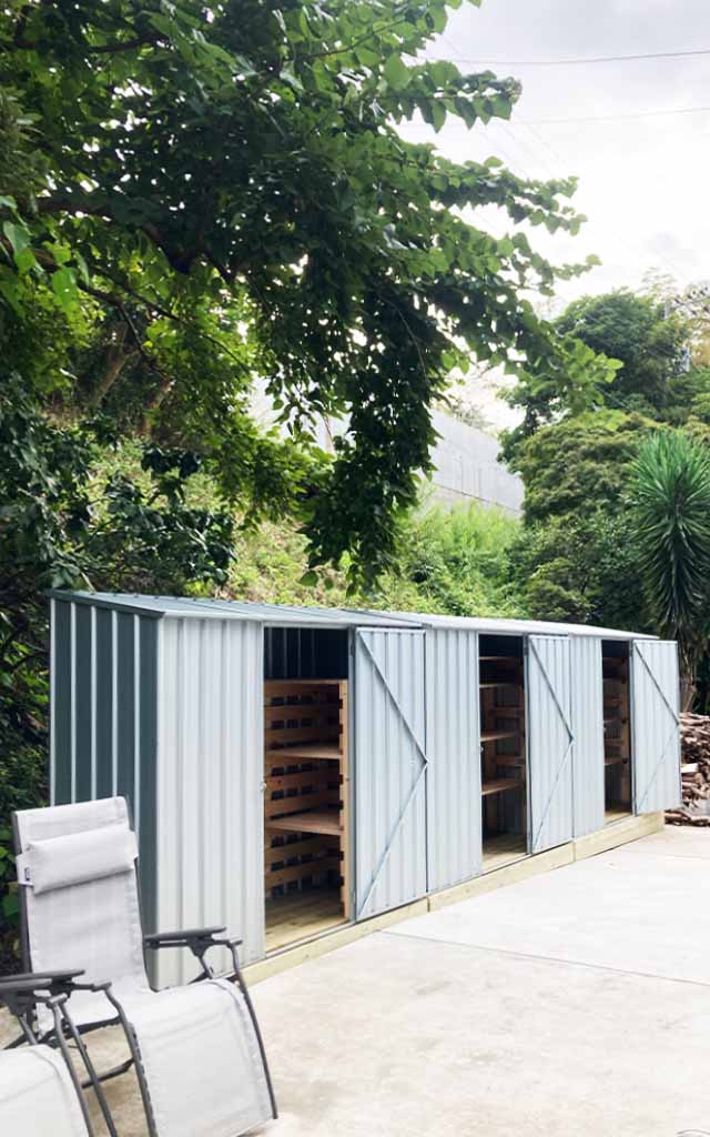 おしゃれな物置×サウナ