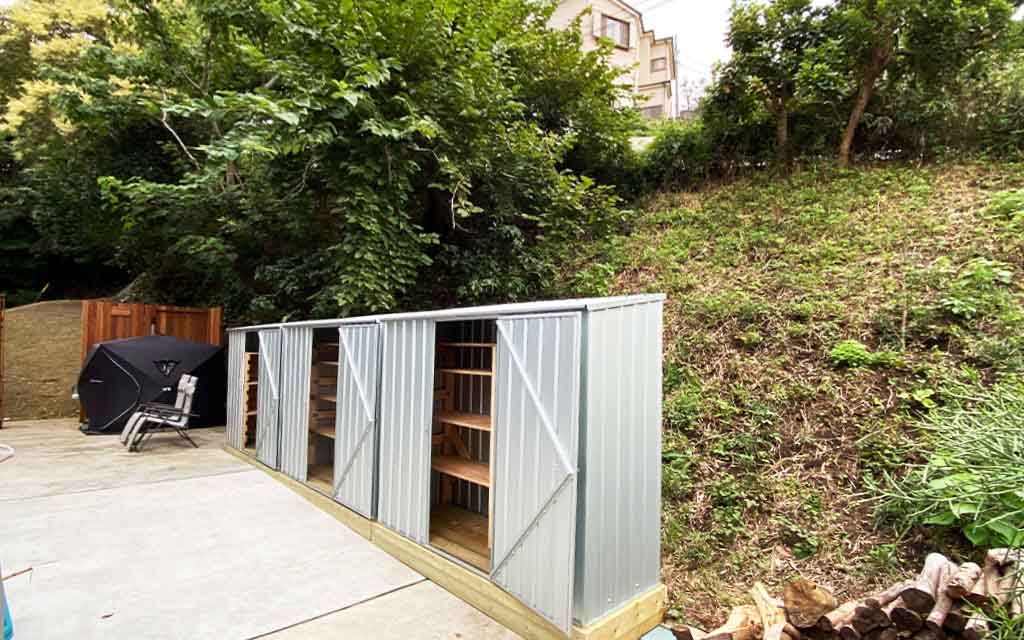 おしゃれな物置×サウナ