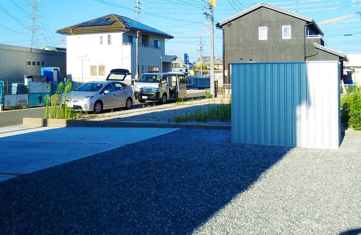 ユーロ物置®新着施工事例バイシクルキューブ1523SQ1