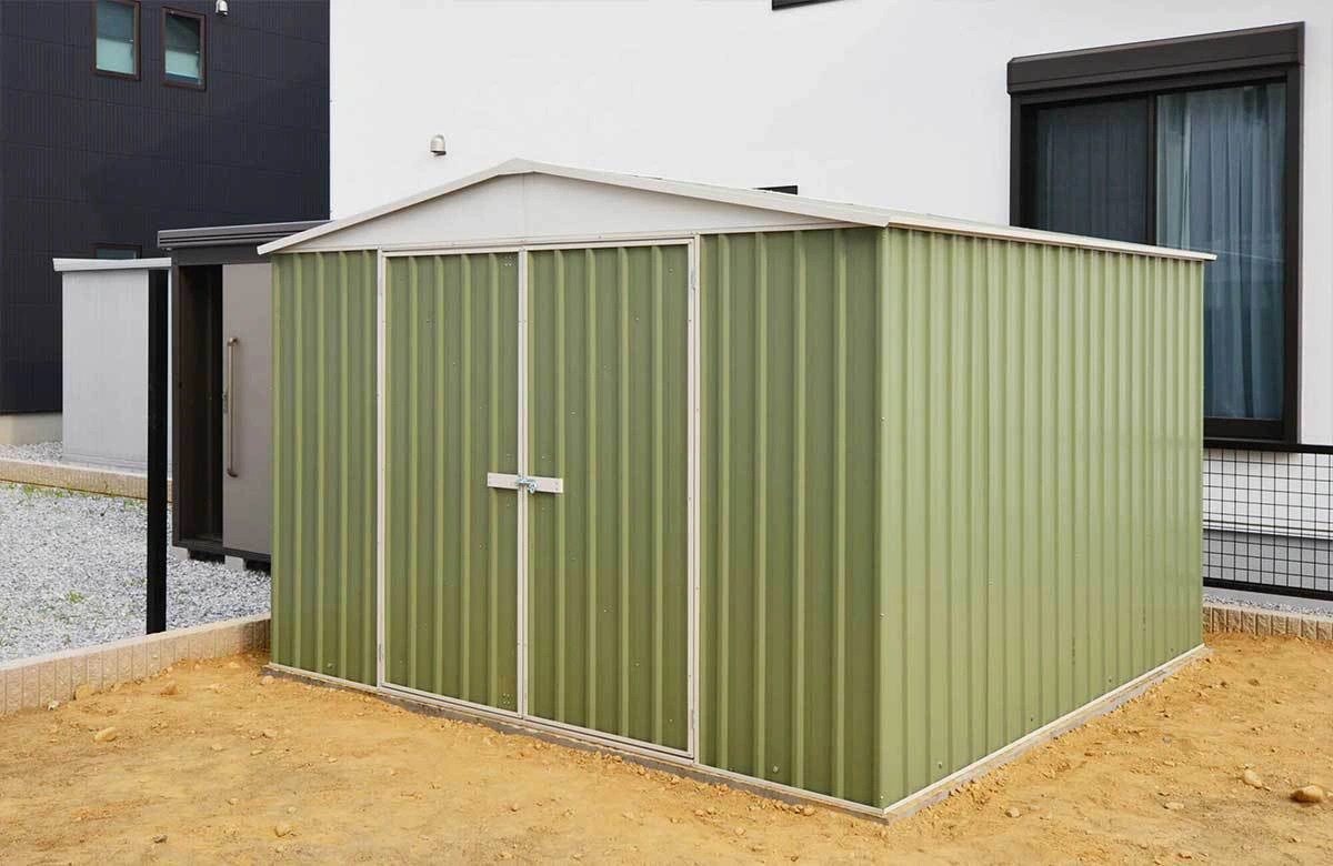 静岡県でユーロ物置®︎の施工がありました