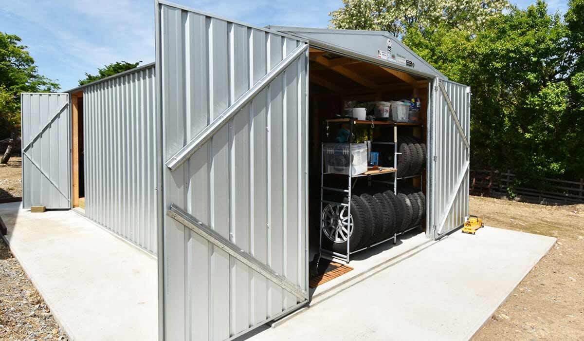 車庫にもなる！大型物置3060HK3