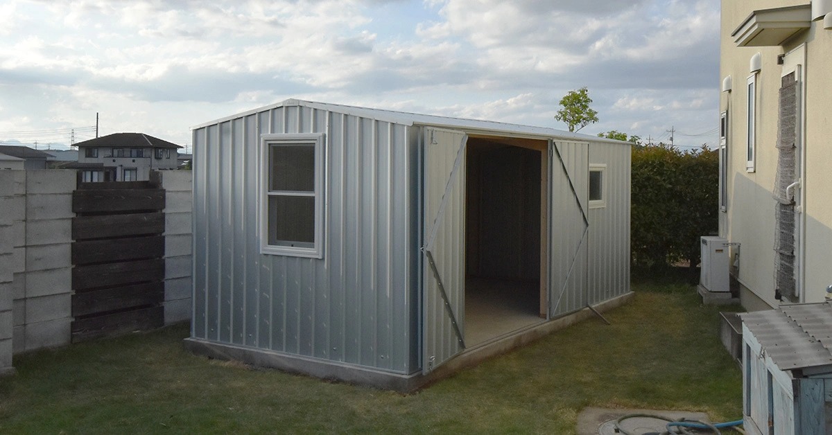 ガレージとしても人気！ワークショップ4523WK2の施工事例！！