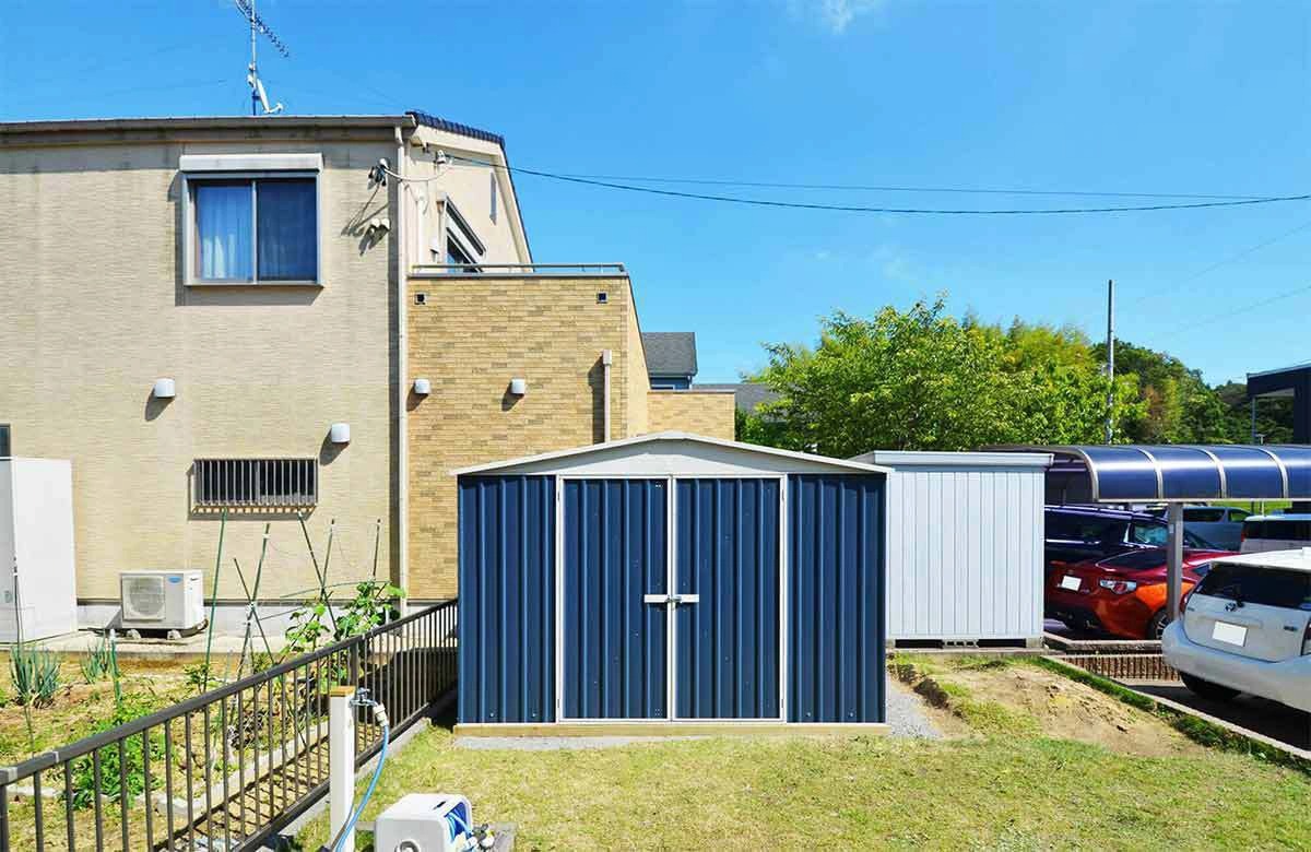 外構デザインをおしゃれにしてくれるユーロ物置®︎の入荷コンテナが日本に到着しました！