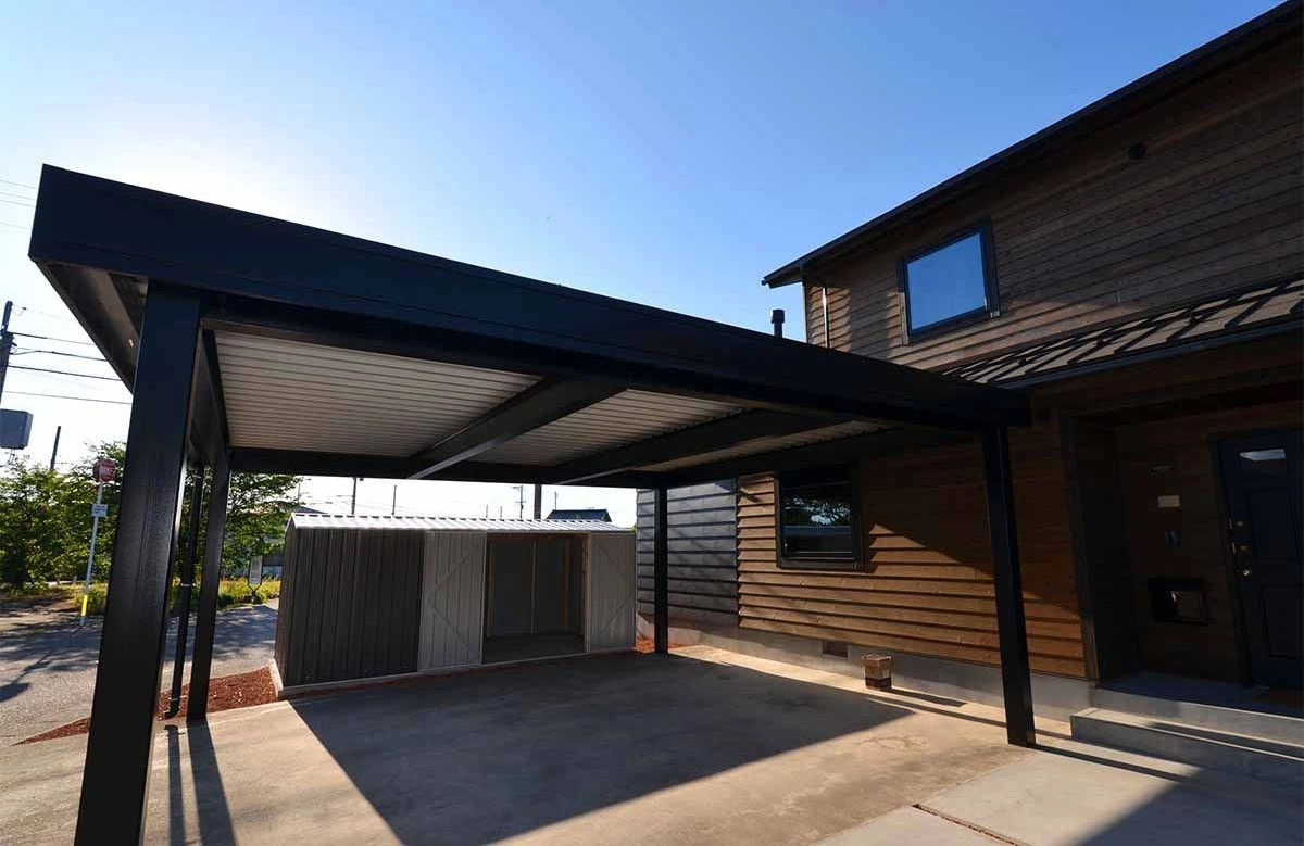 圧倒的におしゃれ！素敵すぎるシンプルモダンな大型物置の事例6選