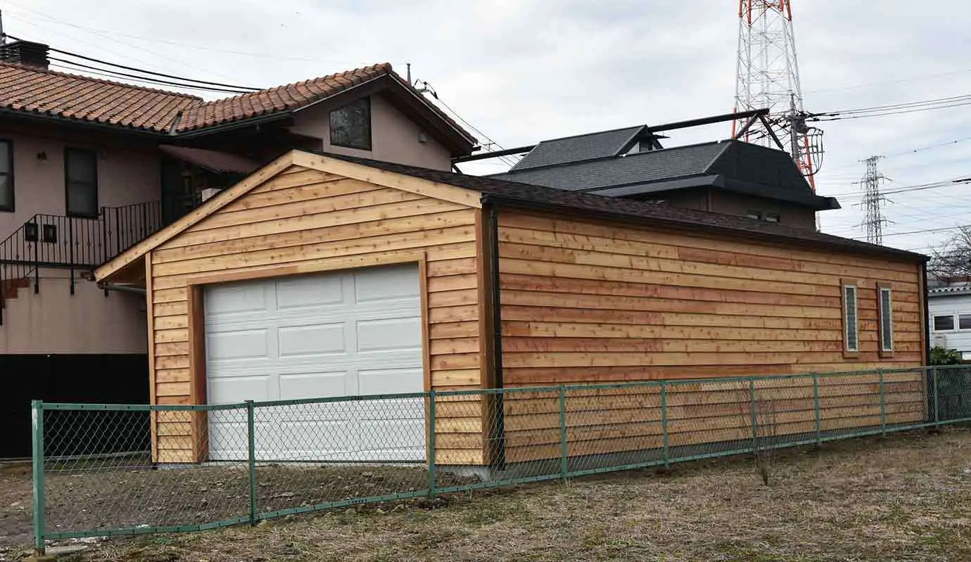 栃木県に木造ガレージG-CEDAR完成！