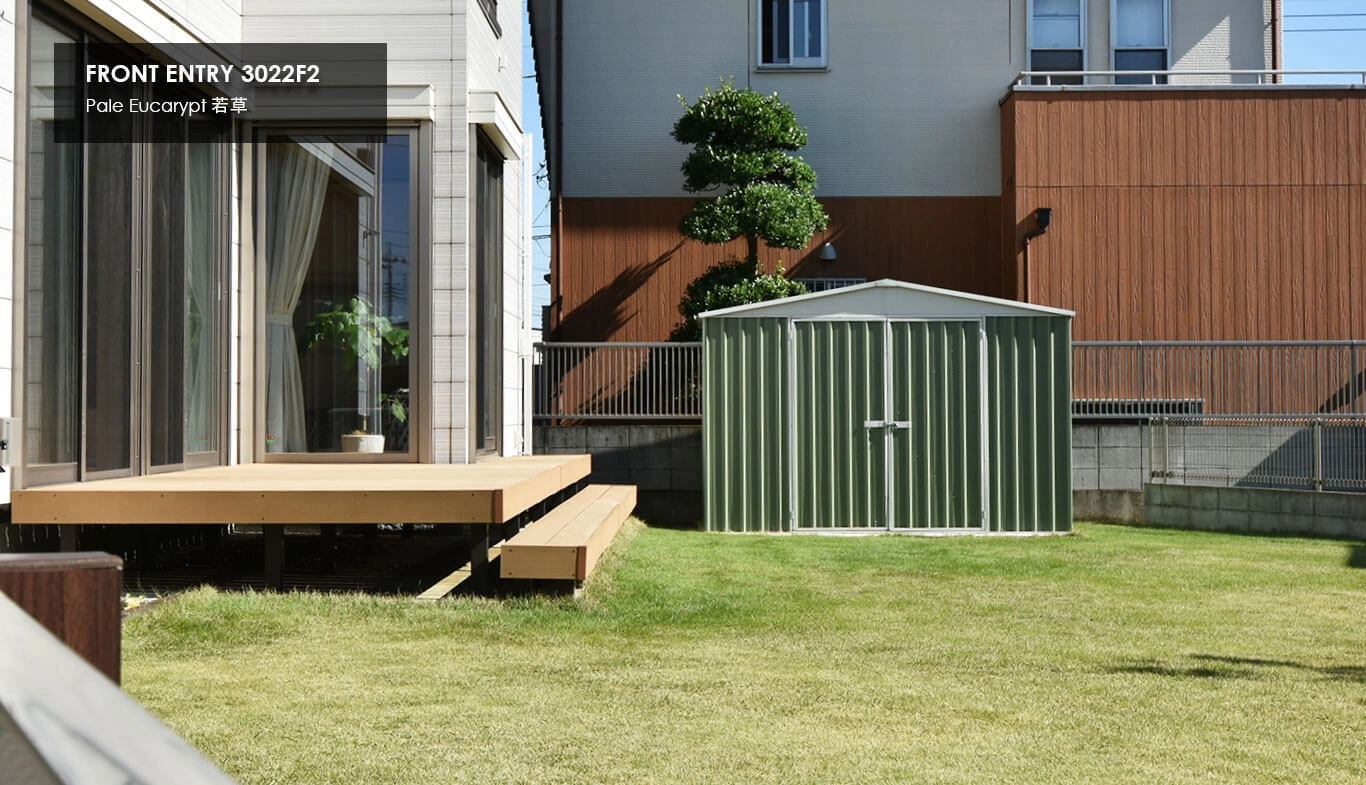 かっこいい自転車置き場をおしゃれな物置小屋で作ろう