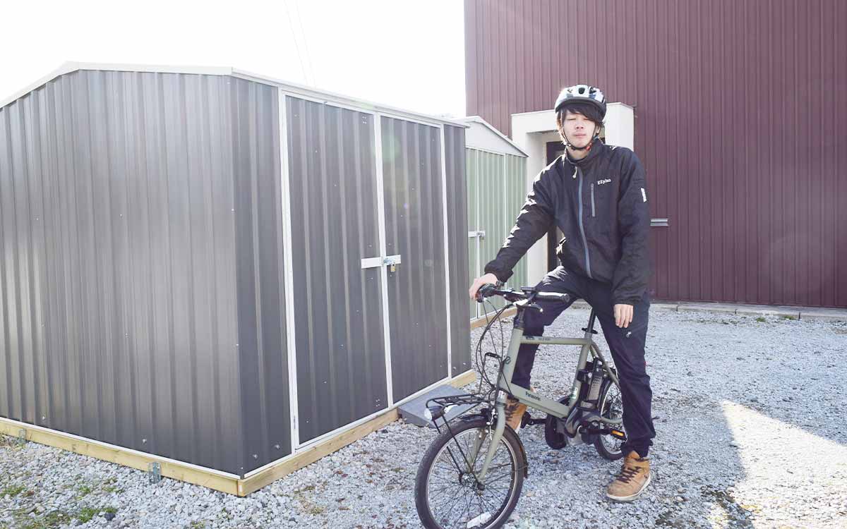 サイクリング好きな方必見！自転車とユーロ物置の使い方