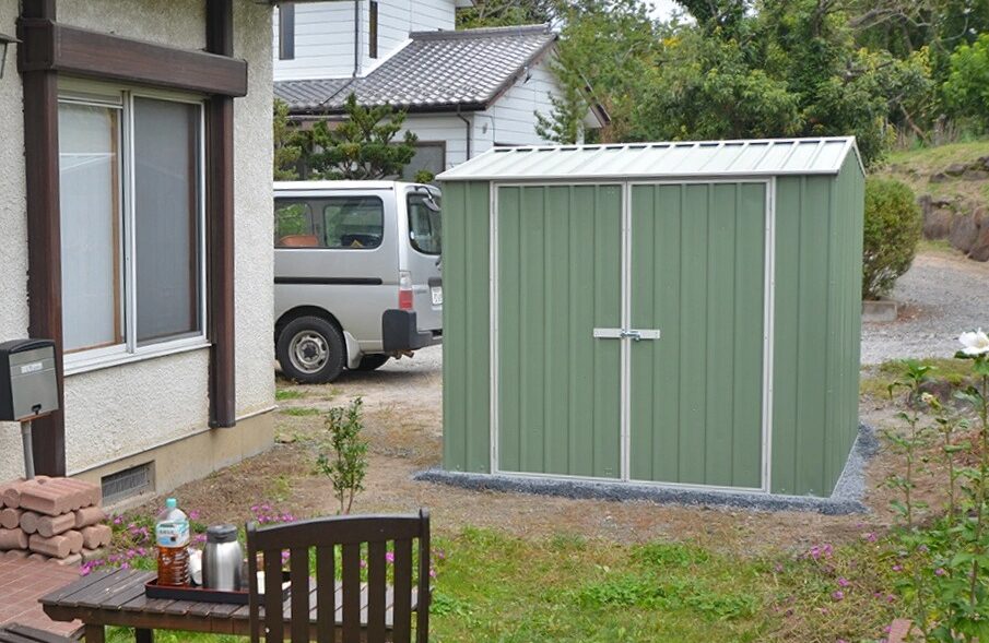 シンプルでおしゃれなデザインが大人気の物置！サイドエントリーの魅力５つ