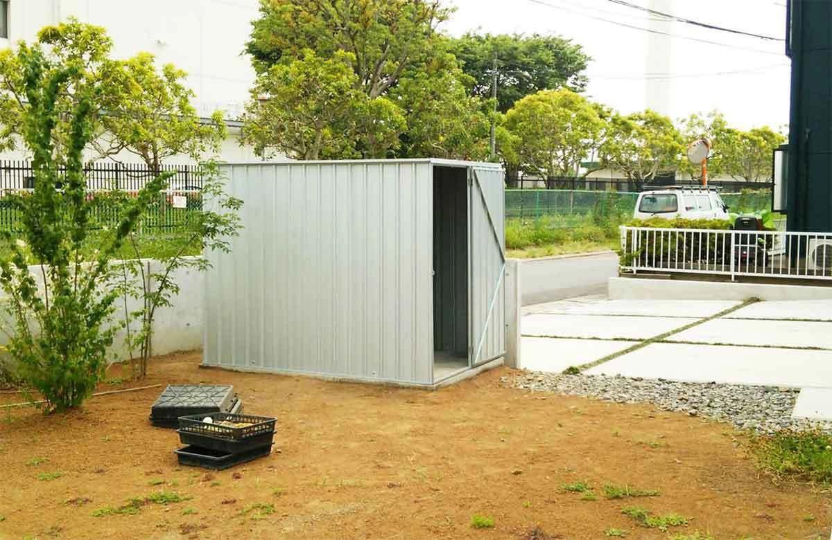 千葉県でおしゃれなユーロ物置®の施工がありました。