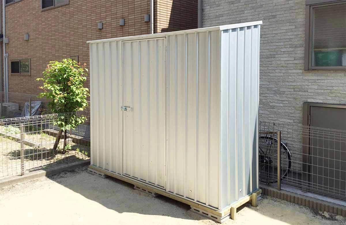 愛知県でおしゃれなユーロ物置®の施工がありました。