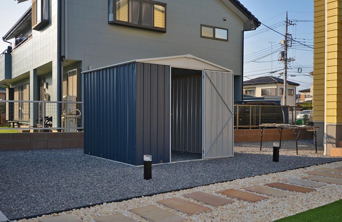 栃木県でおしゃれなユーロ物置®の施工がありました。