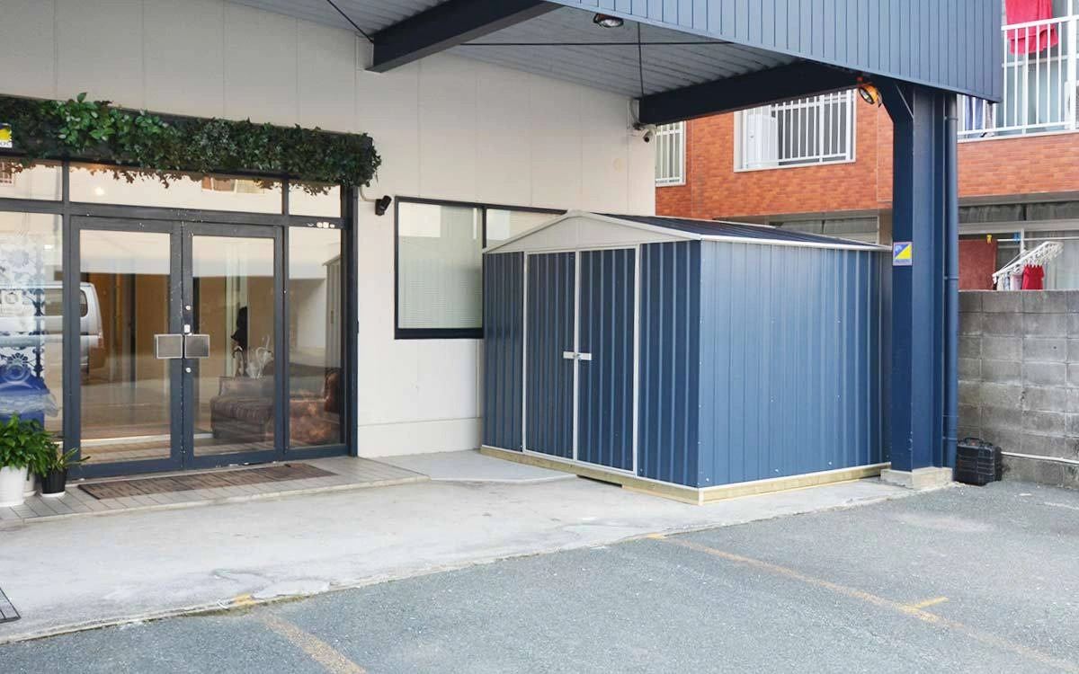 福岡県でおしゃれなユーロ物置®の施工がありました。