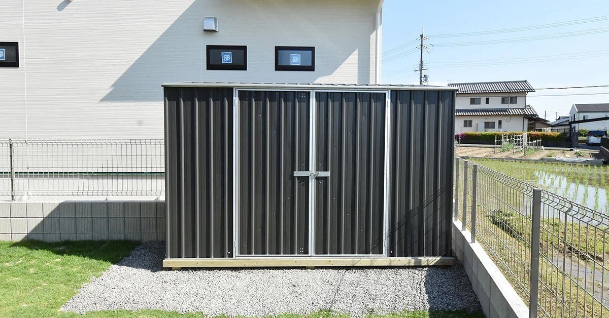 群馬県でおしゃれなユーロ物置®の施工がありました。