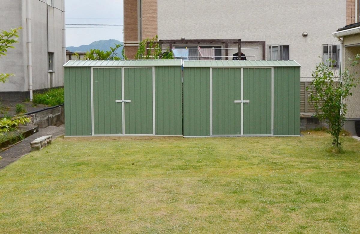 新潟県でおしゃれなユーロ物置®の施工がありました。