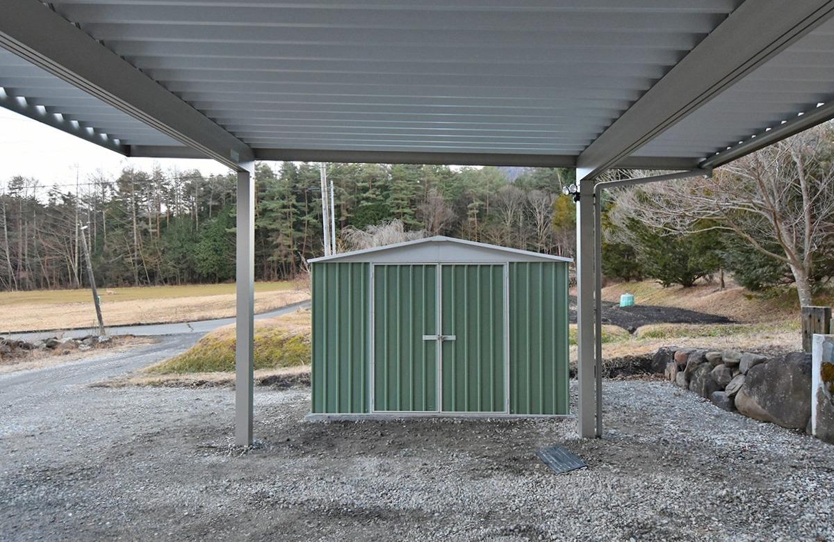 長野県でおしゃれなユーロ物置®の施工がありました。