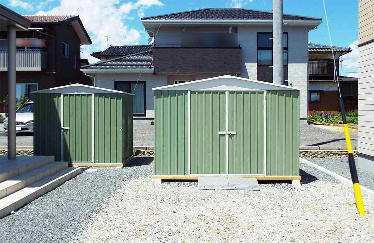 長野県でおしゃれなユーロ物置®の施工がありました。