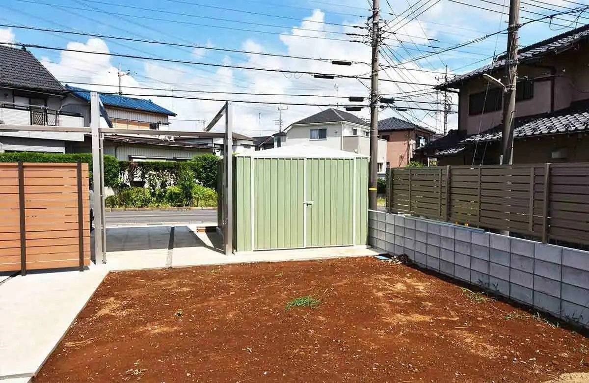 千葉県でおしゃれなユーロ物置®の施工がありました。