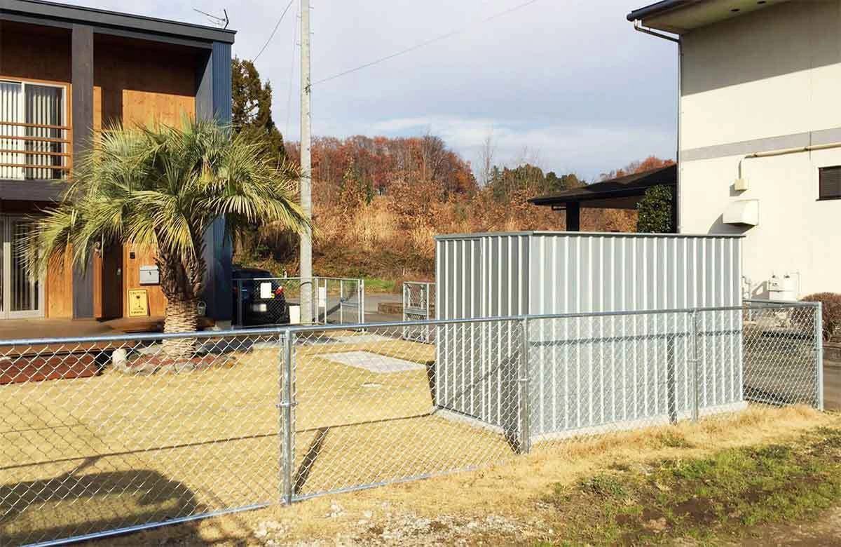 東京都でおしゃれなユーロ物置®の施工がありました。