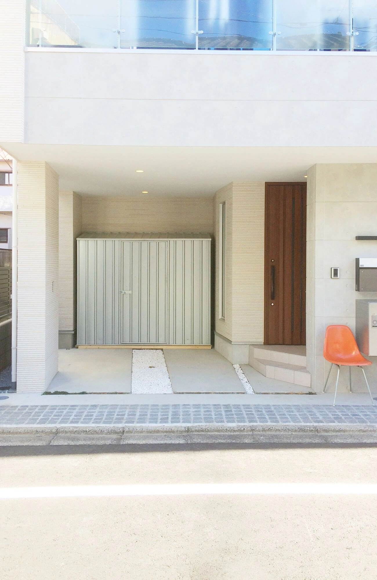 東京都でおしゃれなユーロ物置®の施工がありました。