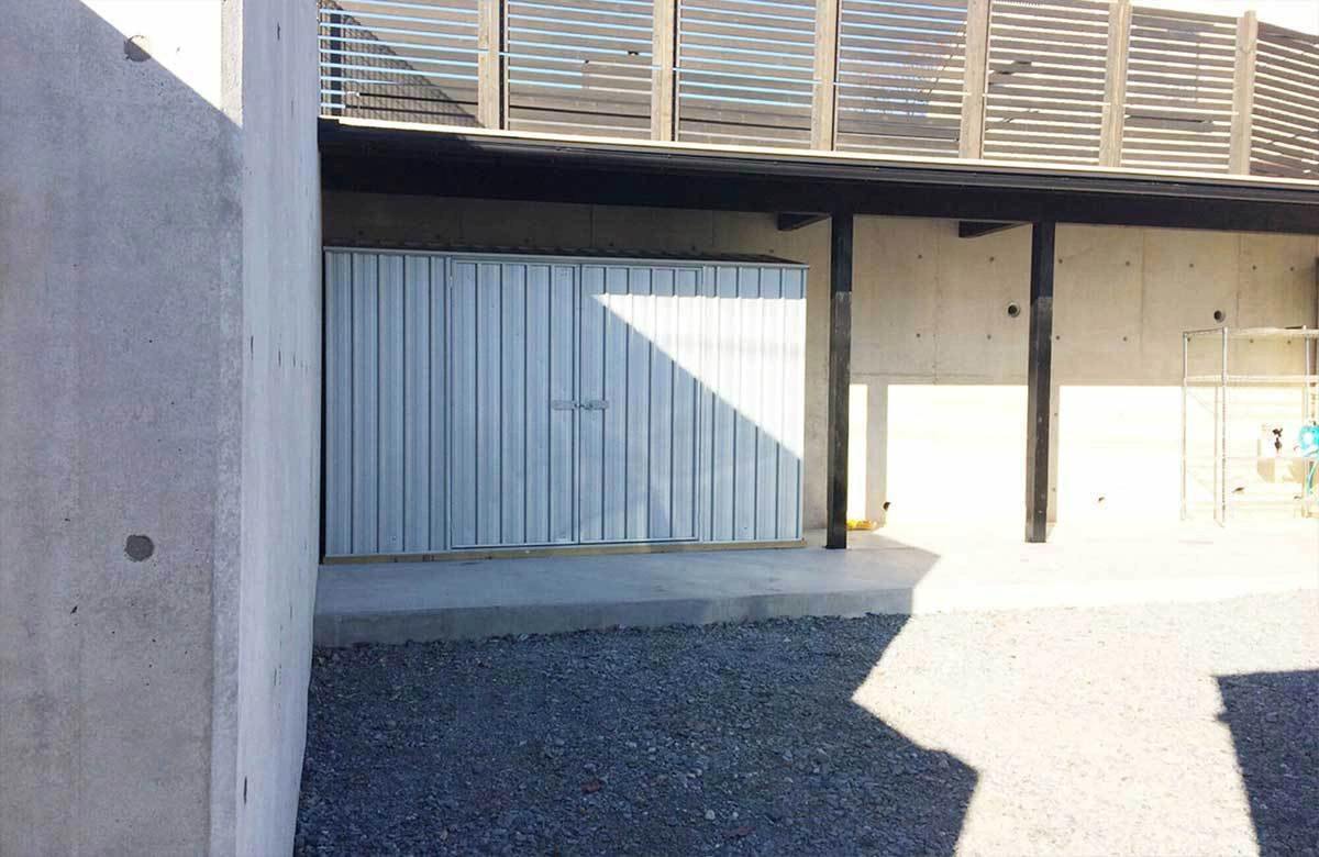 愛知県でおしゃれなユーロ物置®の施工がありました。