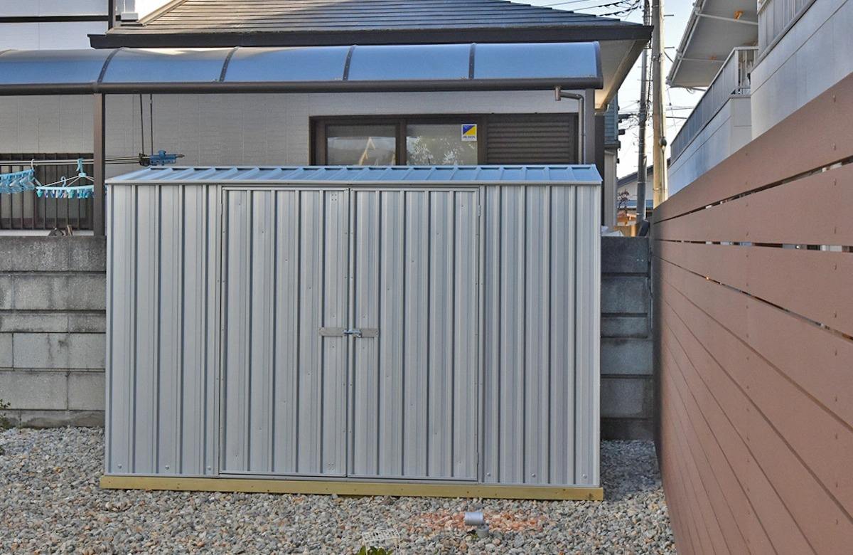 栃木県でおしゃれなユーロ物置®の施工がありました。
