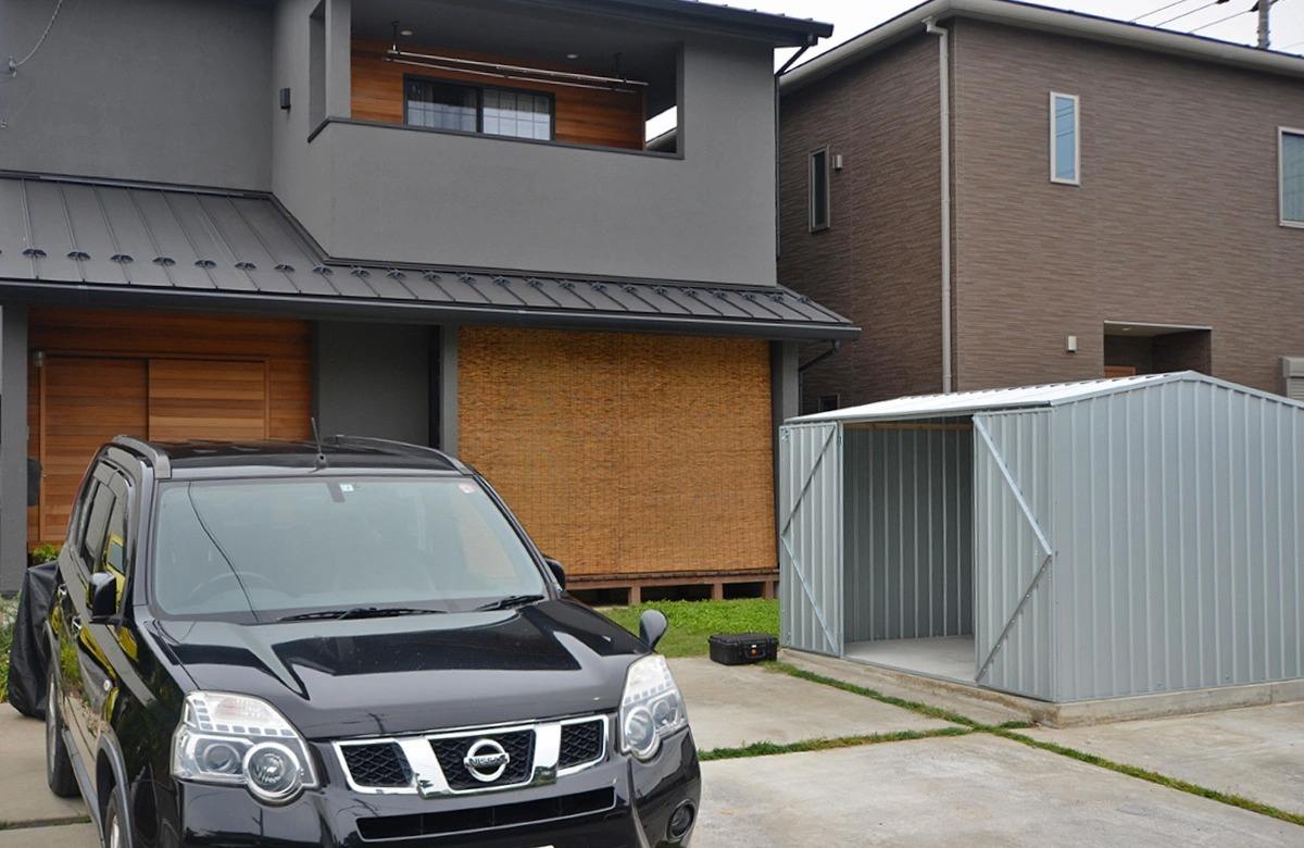 埼玉県でおしゃれなユーロ物置®の施工がありました。