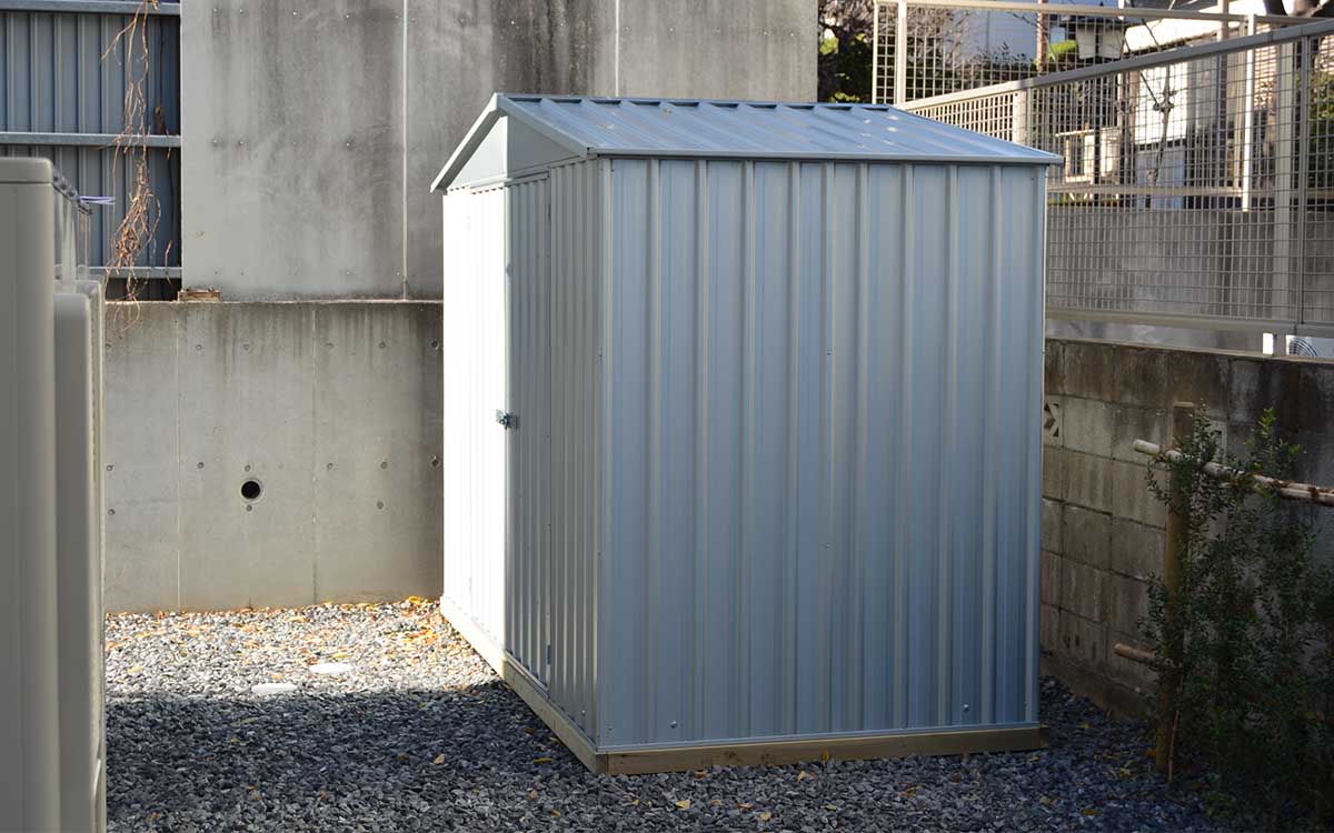 東京都でおしゃれなユーロ物置®の施工がありました。