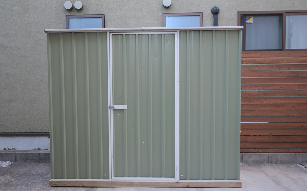 東京都でおしゃれなユーロ物置®の施工がありました