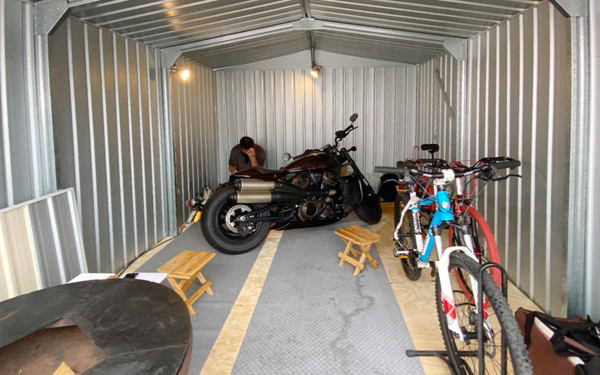 バイクガレージに人気の物置７選