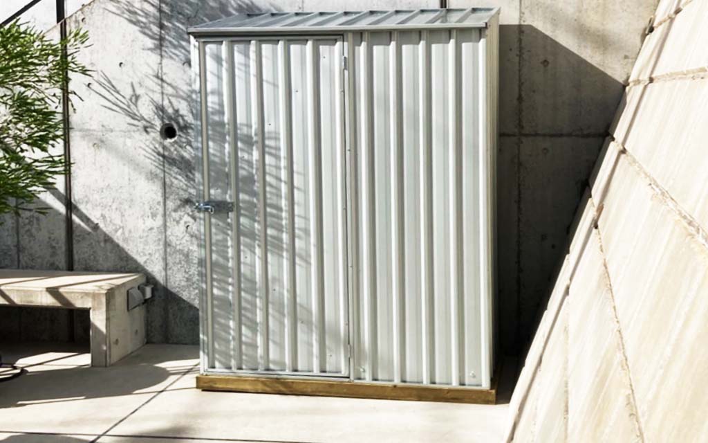 東京都でおしゃれなユーロ物置®の施工がありました