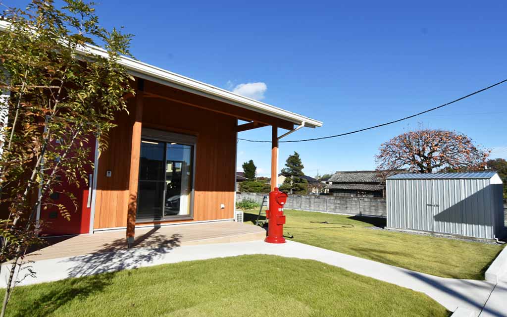 栃木県でおしゃれなユーロ物置®︎の施工がありました！