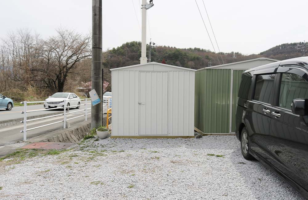 長野県でおしゃれなユーロ物置®︎の施工がありました！