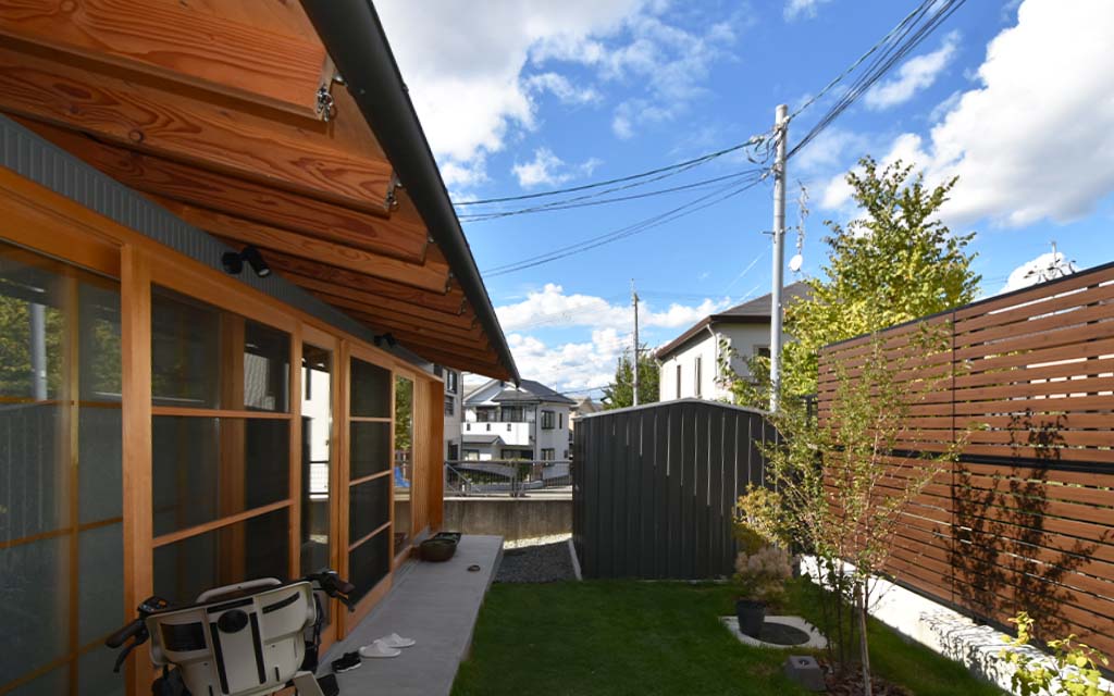 京都府でおしゃれなユーロ物置®︎の施工がありました！