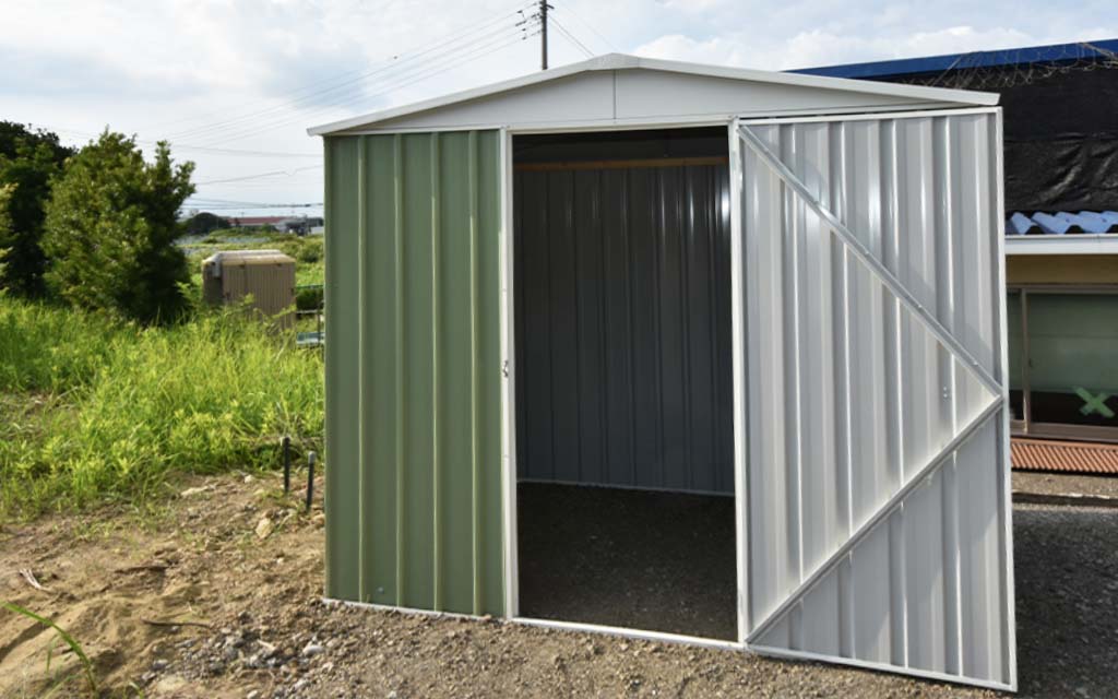 千葉県でおしゃれなユーロ物置®︎の施工がありました！