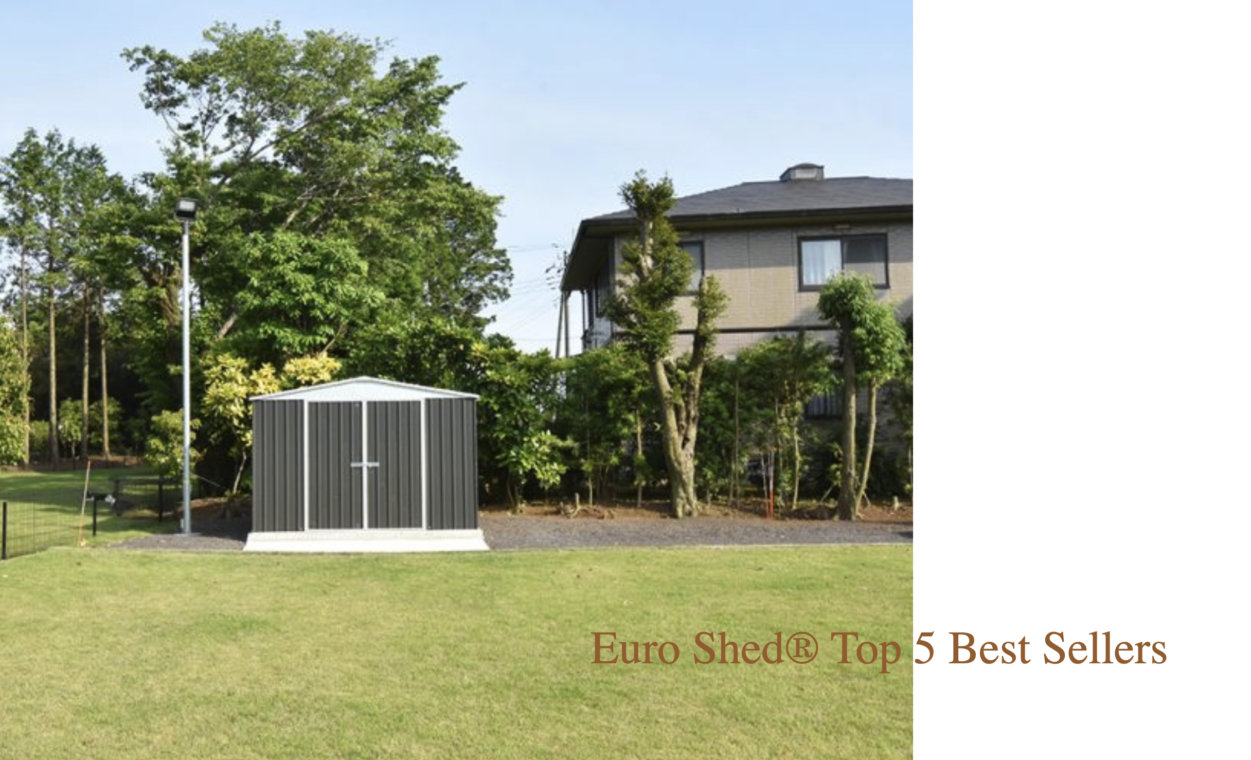 【2024年最も売れた】ユーロ物置®︎ランキングTOP5！