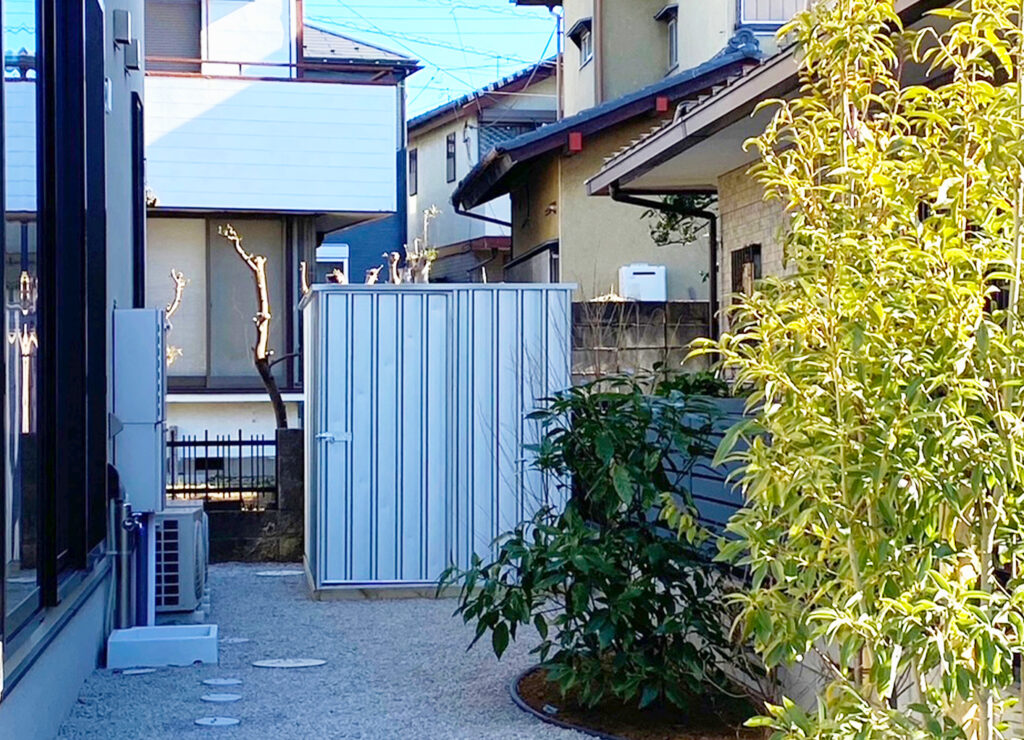 千葉県でおしゃれなユーロ物置®の施工がありました！