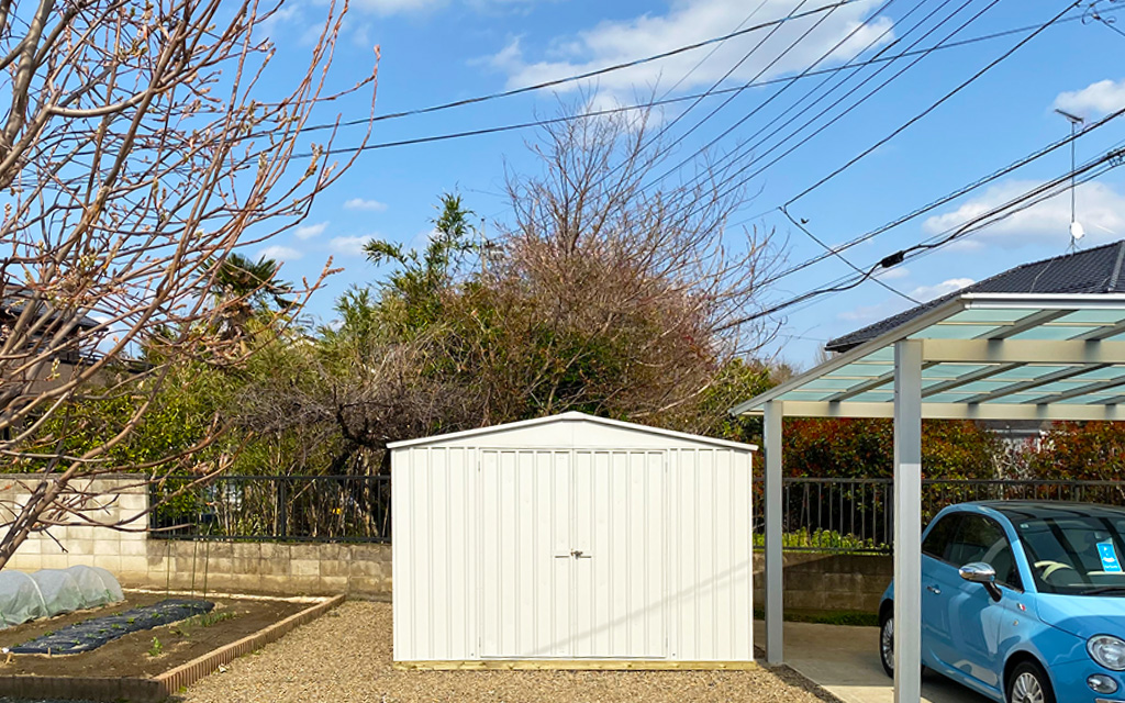 栃木県でおしゃれなユーロ物置®の施工がありました！