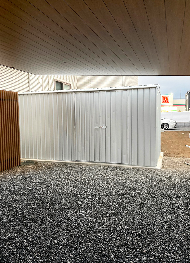 東京都でおしゃれなユーロ物置®の施工がありました！