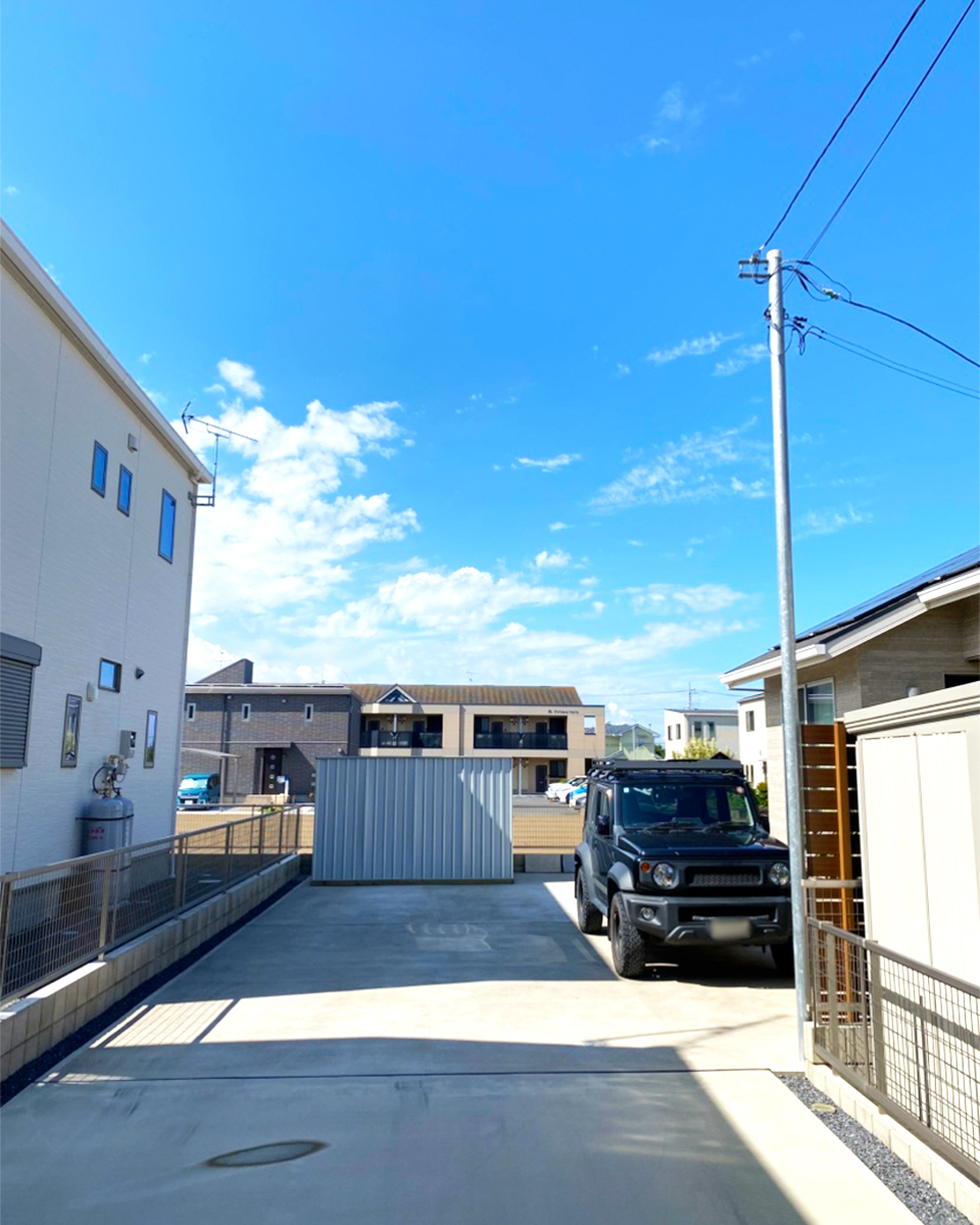 茨城県でおしゃれなユーロ物置®の施工がありました！